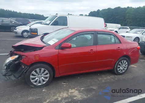 2012 Toyota Corolla Le z USA, uszkodzony, nr VIN 2T1BU4EE4CC780362